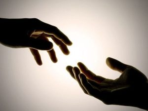 REACH OUT and TOUCH SOMEONE